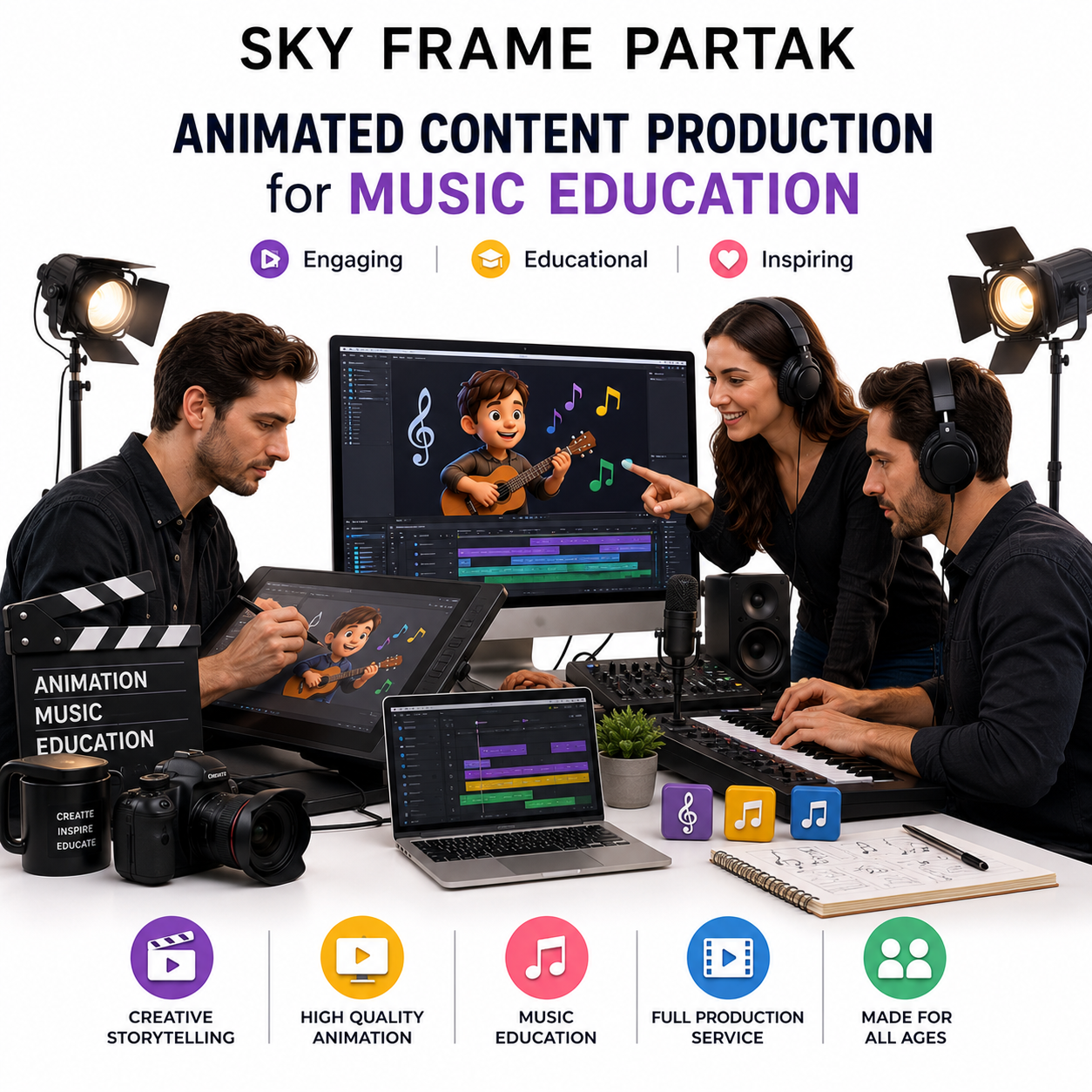 Produce Professional Music Education Through Cinematic Learning